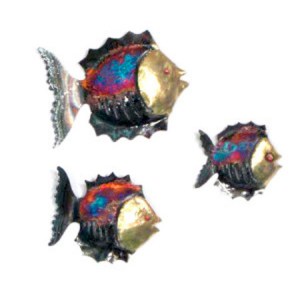 PMA-121       Mini Picos Fish Set of 3 Large 6.5″ x 4.75″, Medium 5″ x 4″, Small 4″ x 3.5